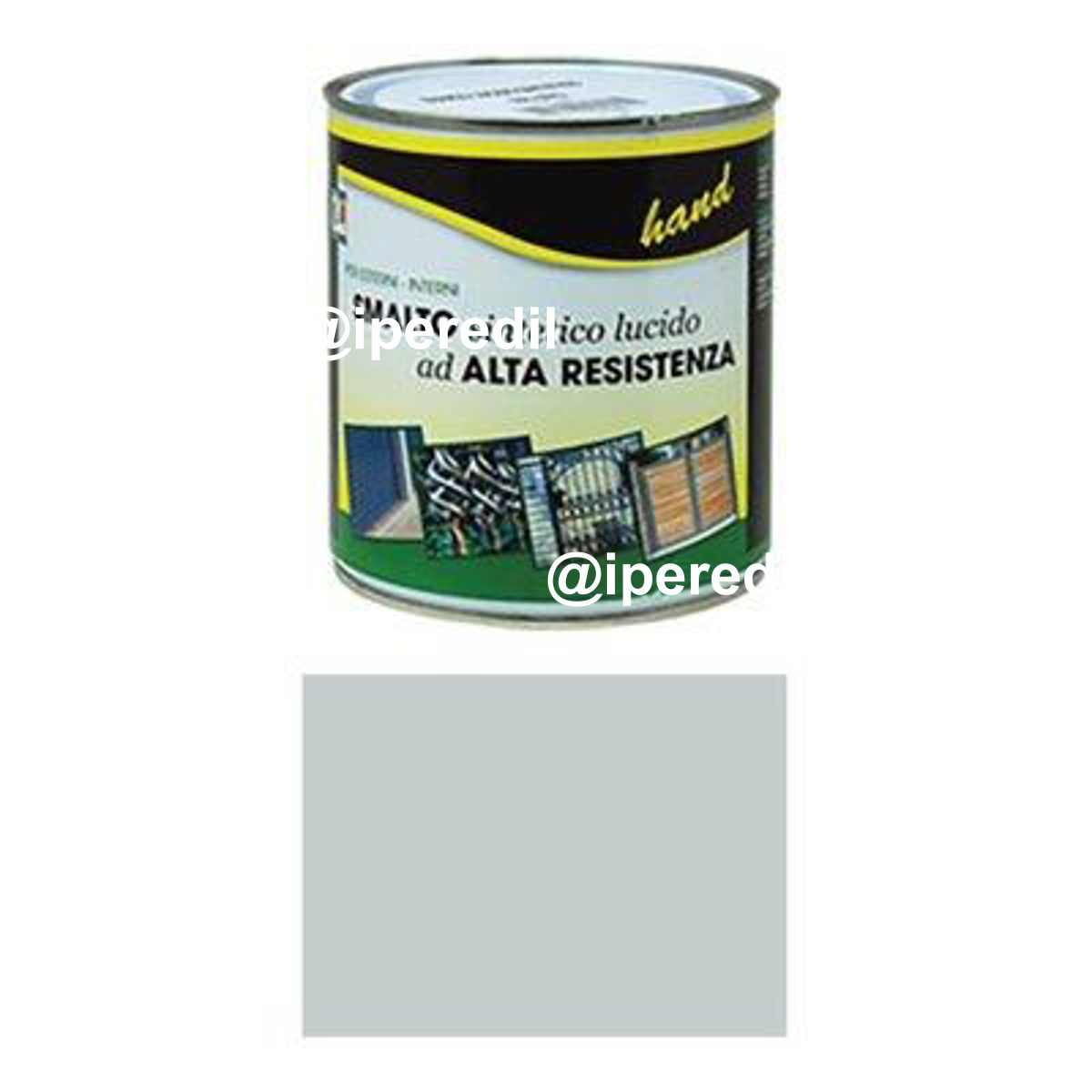 SMALTO A SOLVENTE WORKIT GRIGIO ARGENTO RAL 7001 ML 750 - 01100005