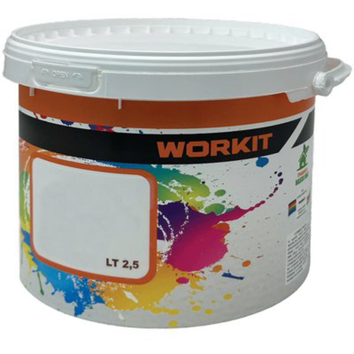 IDROPITTURA TEMPERA MURALE WORKIT BIANCO LT 2,5