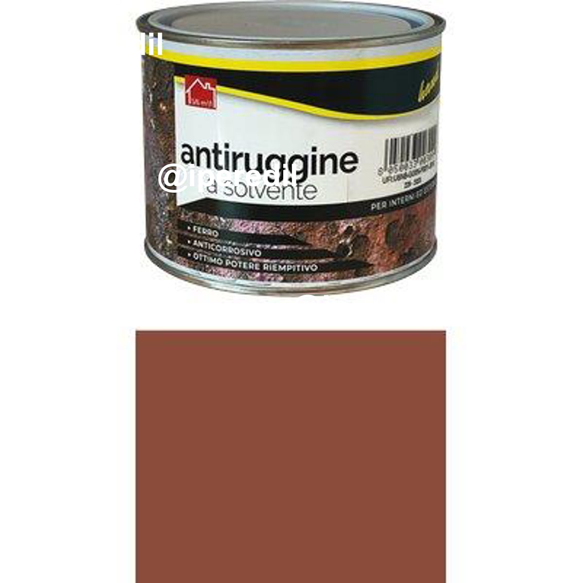 ANTIRUGGINE A SOLVENTE HAND ROSSO ML 500 - 01100028
