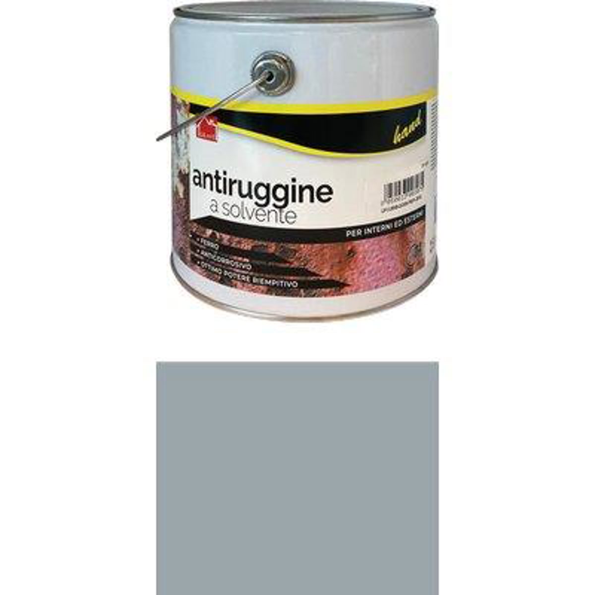 ANTIRUGGINE A SOLVENTE WORKIT GRIGIO LT 2,5