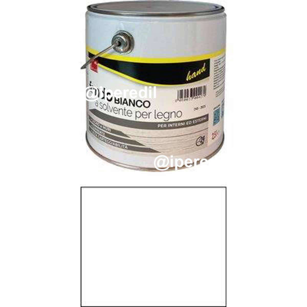 FONDO A SOLVENTE X LEGNO HAND BIANCO LT 2,5