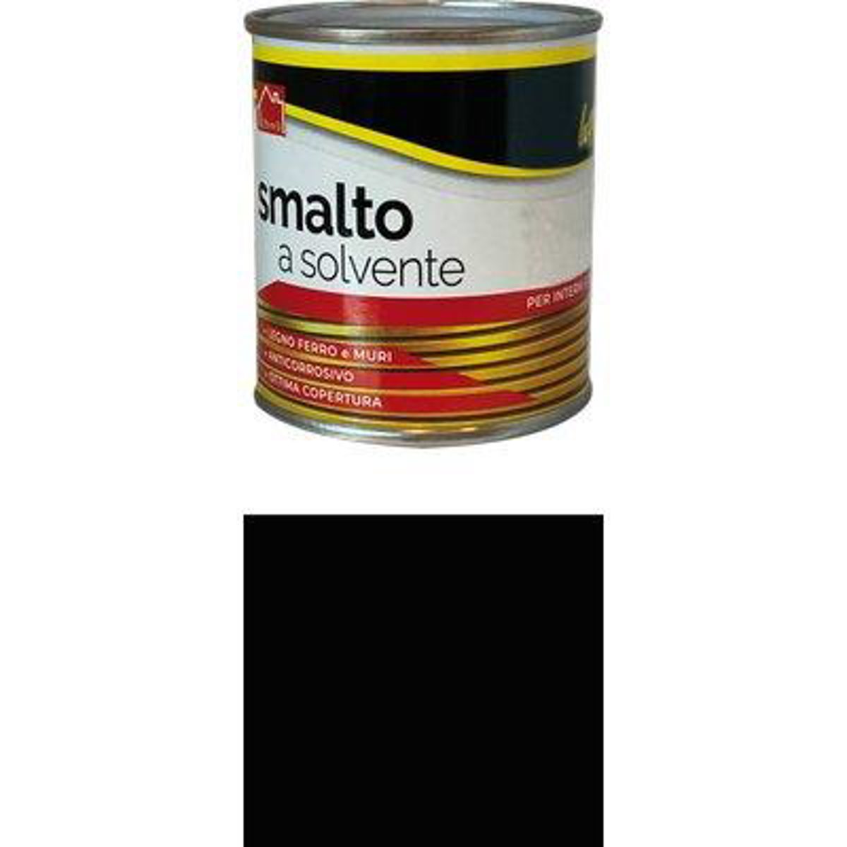 SMALTO A SOLVENTE WORKIT NERO LUCIDO ML 125