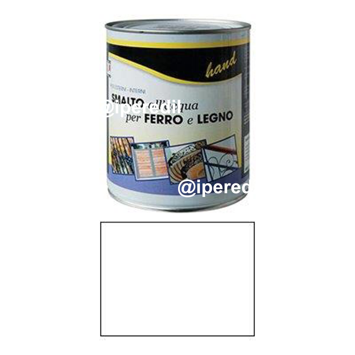 SMALTO ACQUA HAND BIANCO LUCIDO RAL 9010 ML 750 - 01100055