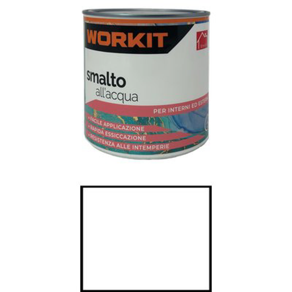 SMALTO ACQUA WORKIT BIANCO LUCIDO RAL 9010 ML 750 - 01100055
