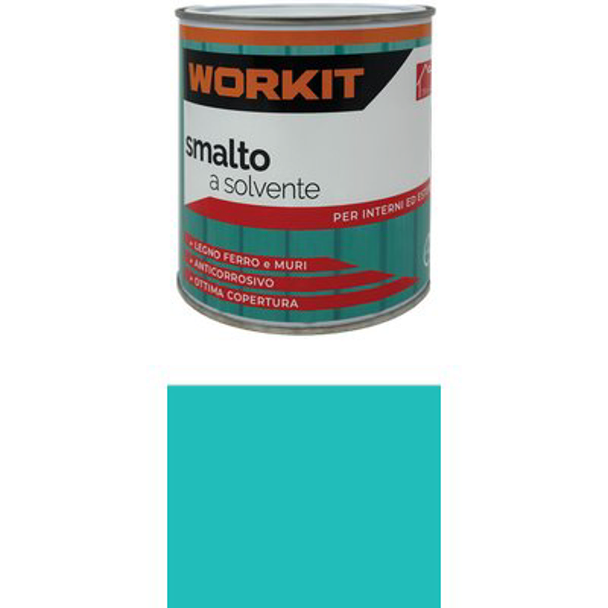 SMALTO A SOLVENTE WORKIT TURCHESE ML 750