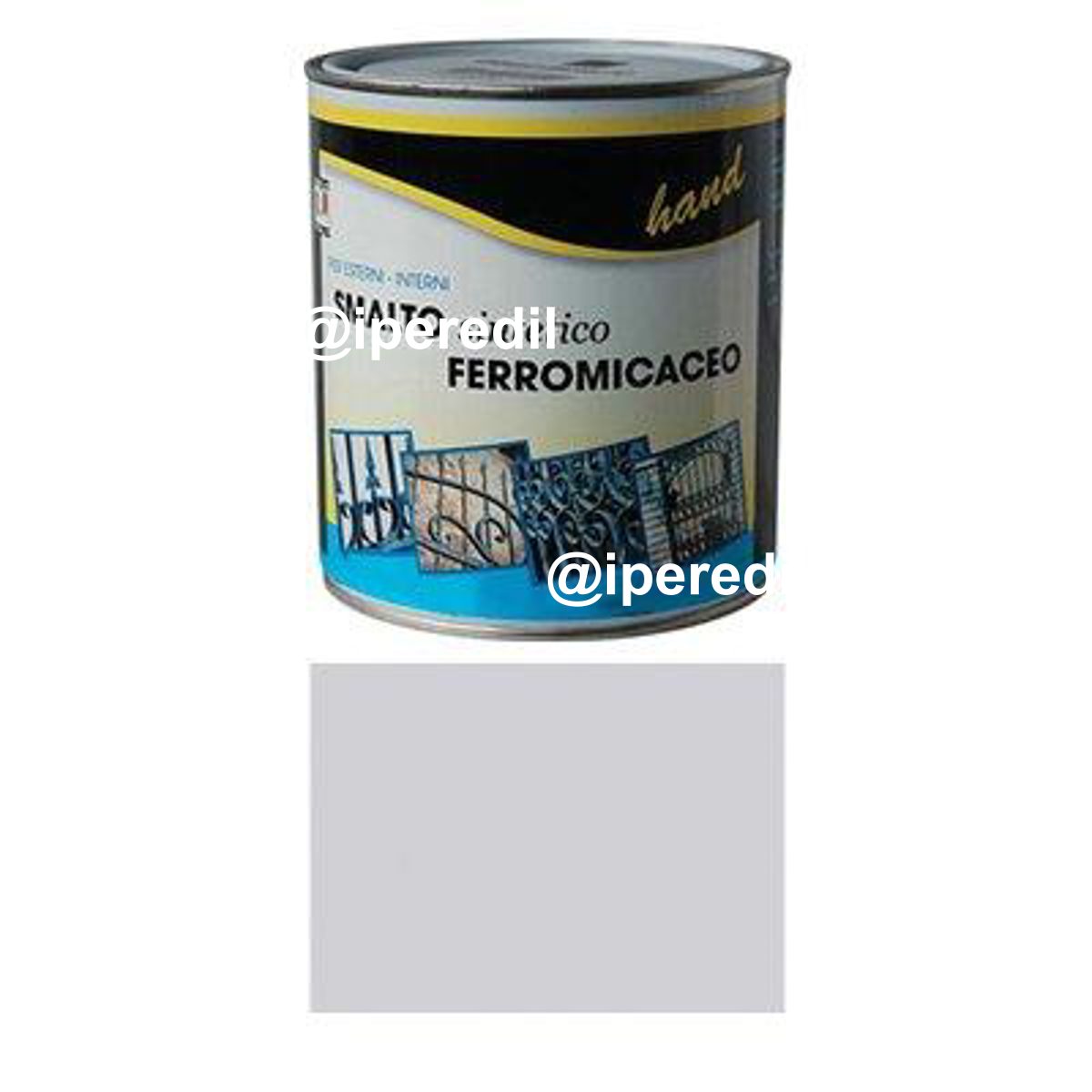 SMALTO FERROMICACEO A SOLVENTE WORKIT GRIGIO CHIARO ML 750 - 01100078