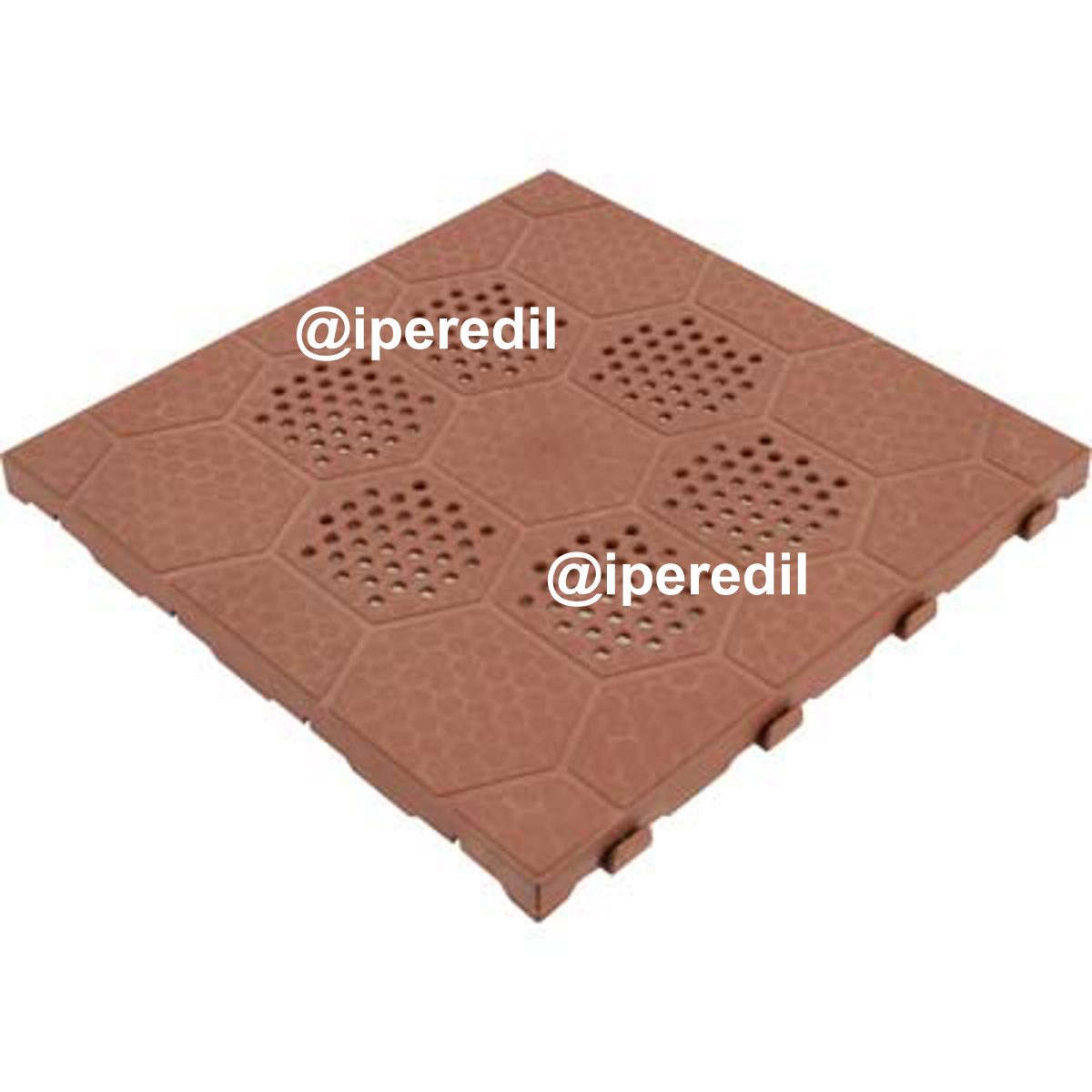 PIASTRELLA AUTOBLOCCANTE PP COTTO CM 40X40 H.CM 2,5