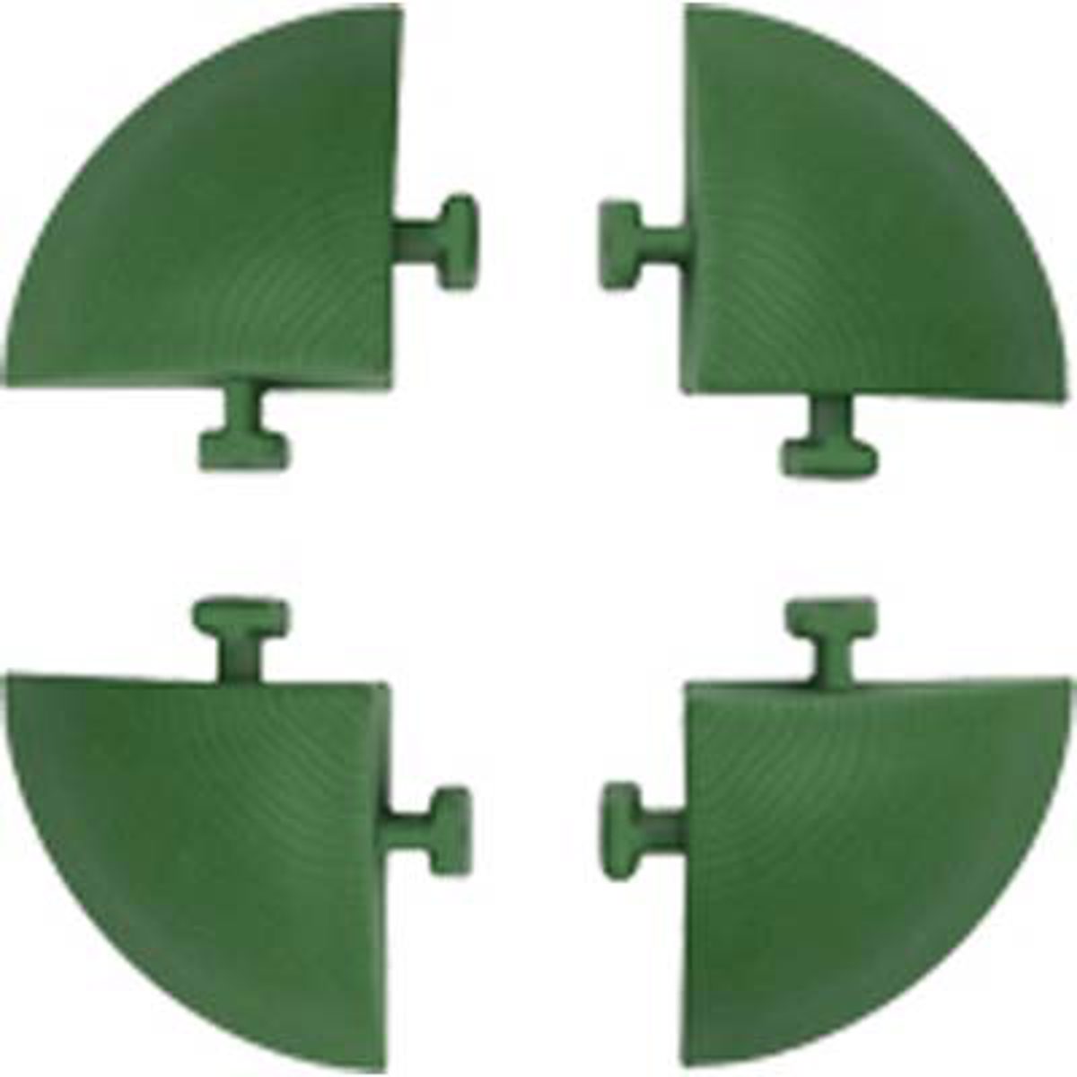 ANGOLARE X PIASTRELLA AUTOBLOCCANTE PP VERDE CM 5X5 H.CM 2,5 CF=PZ 4
