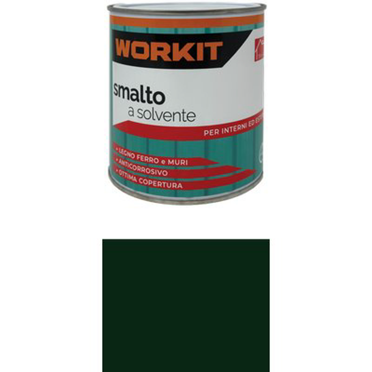 SMALTO A SOLVENTE WORKIT VERDE VAGONE ML 750