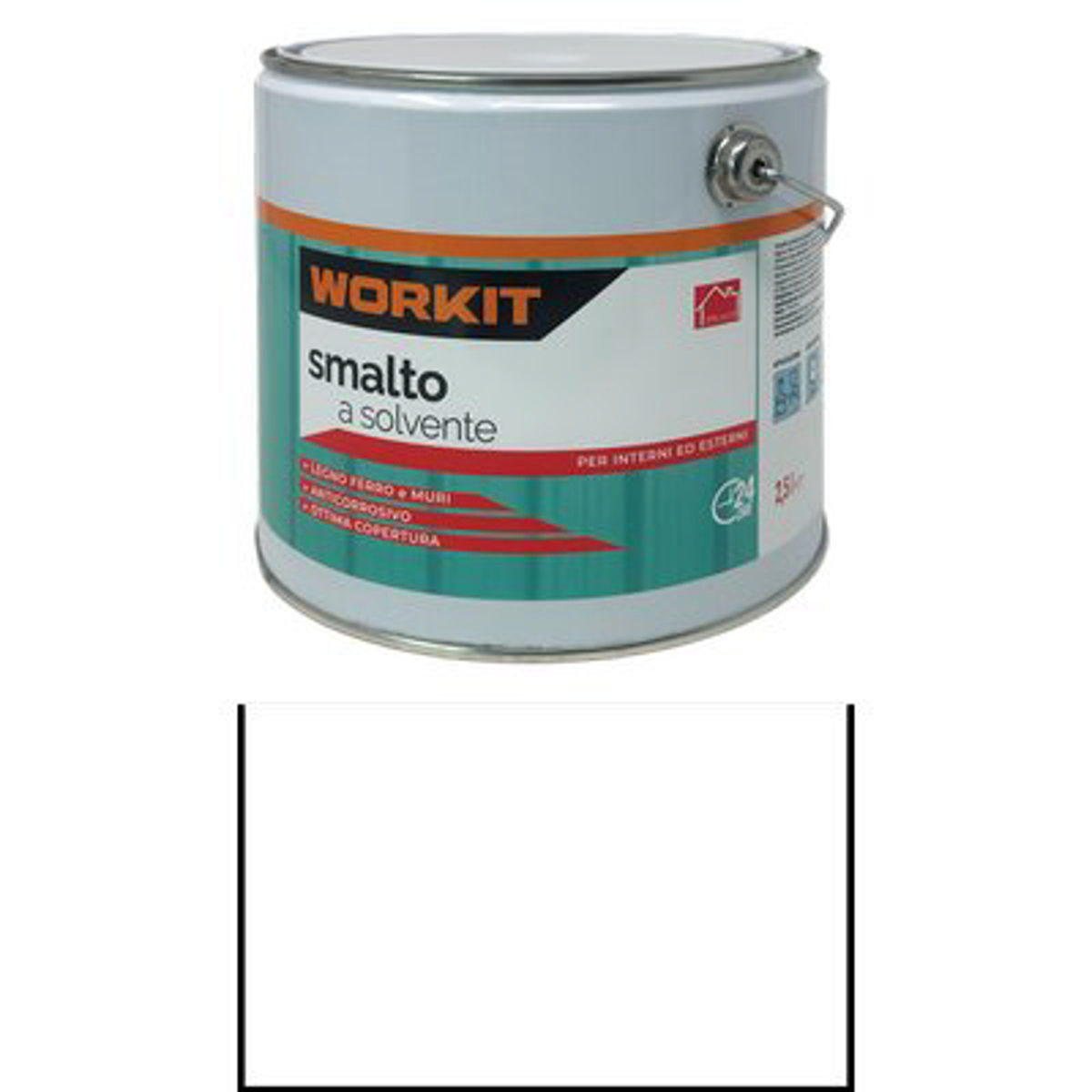 SMALTO A SOLVENTE WORKIT BIANCO LUCIDO RAL 9010 LT 2,5