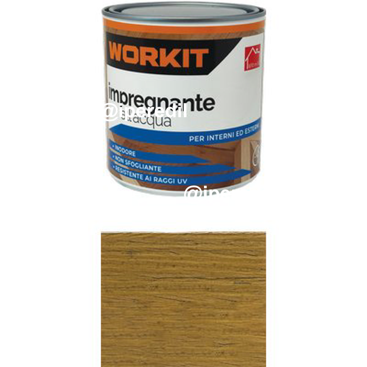 IMPREGNANTE ACQUA WORKIT NOCE CHIARO ML 750 - 01100415