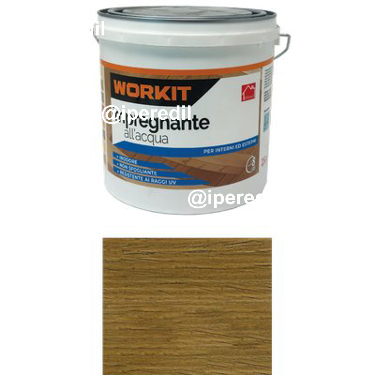 IMPREGNANTE ACQUA WORKIT NOCE SCURO LT 2,5 - 01100423