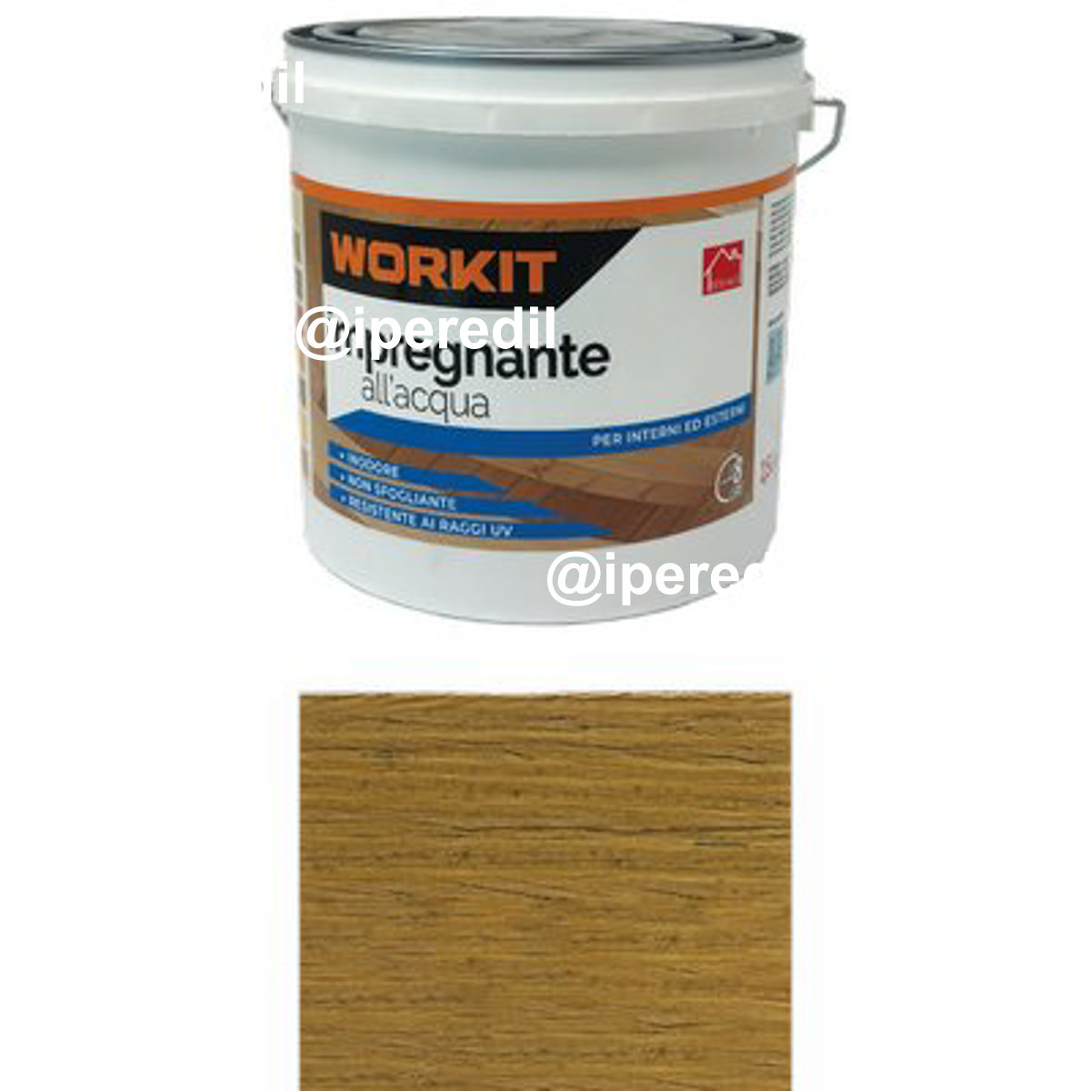 IMPREGNANTE ACQUA WORKIT NOCE CHIARO LT 2,5