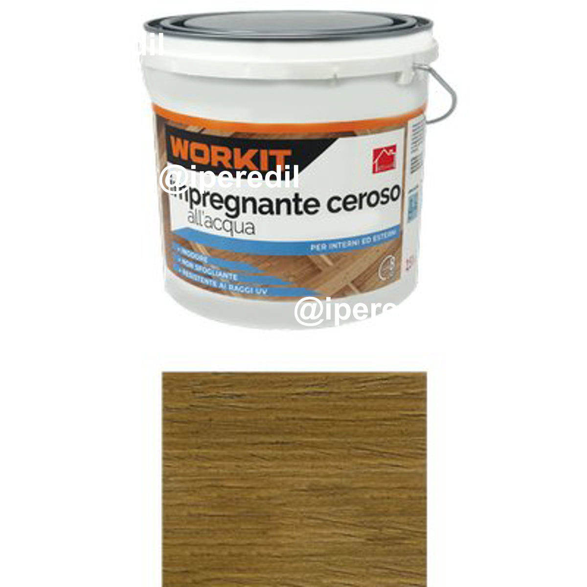 IMPREGNANTE CEROSO ACQUA WORKIT NOCE SCURO LT 2,5 - 01100443