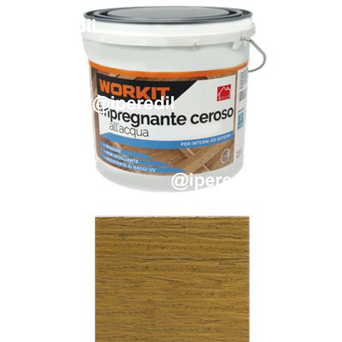 IMPREGNANTE CEROSO ACQUA WORKIT NOCE CHIARO LT 2,5 - 01100444