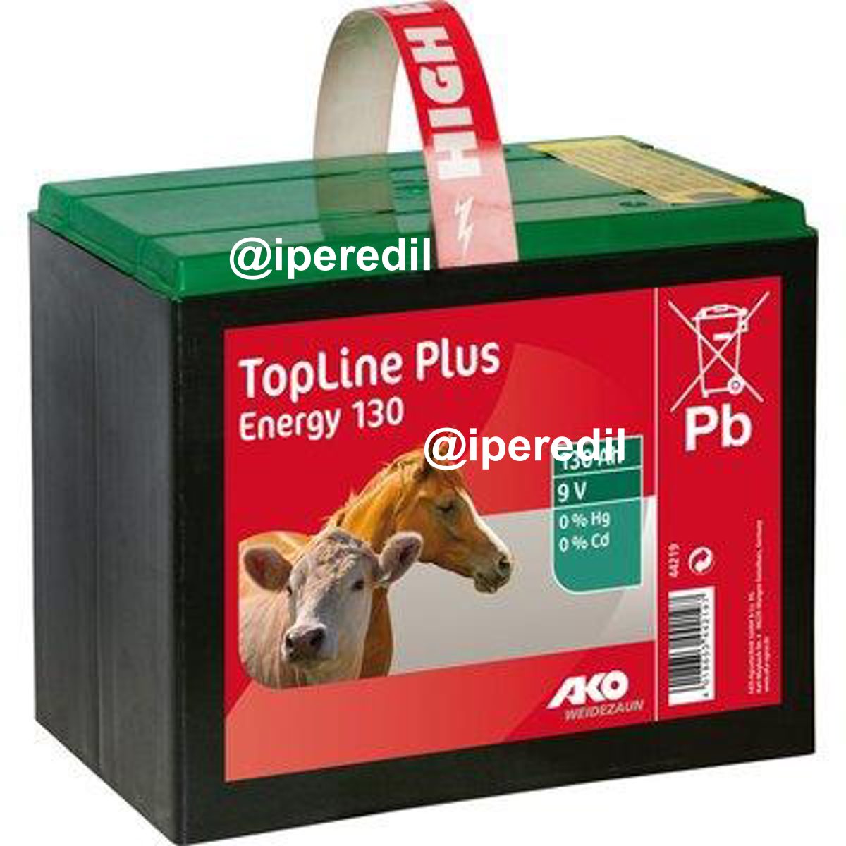 BATTERIA ELETTRORECINZIONE TOP LINE AKO KERBEL VOLT 9 AH 130 A SECCO - 01140013