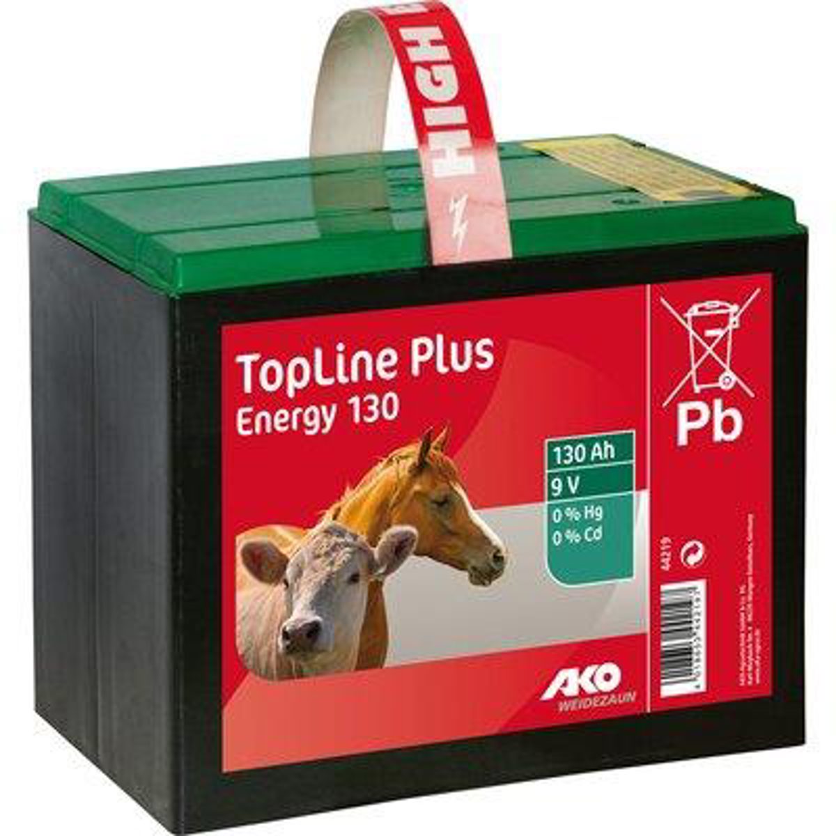 BATTERIA ELETTRORECINZIONE TOP LINE AKO KERBEL VOLT 9 AH 130 A SECCO