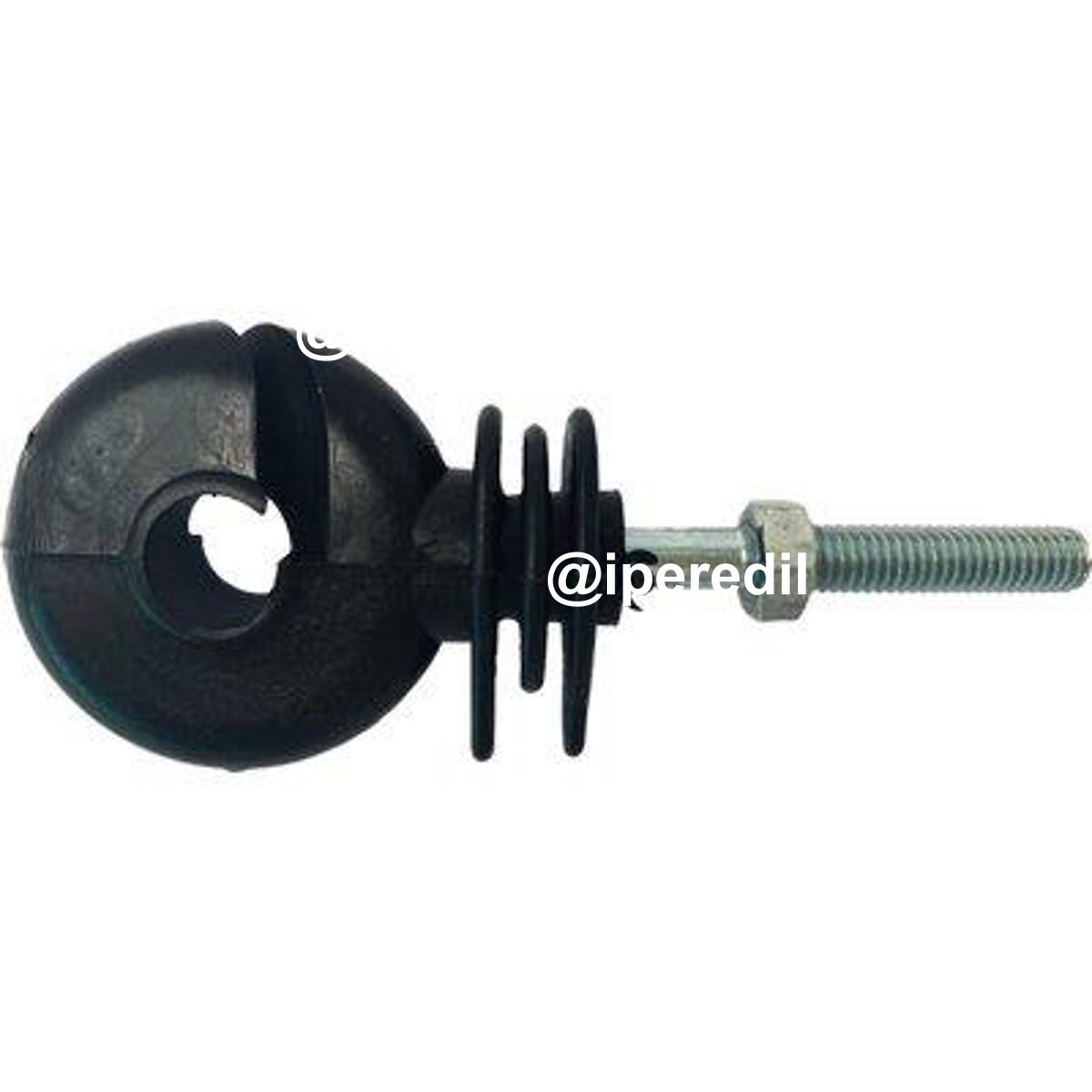 ISOLATORE ELETTRORECINZIONE OCCHIOLO VITE FERRO X FILO + CORDA - 01140024
