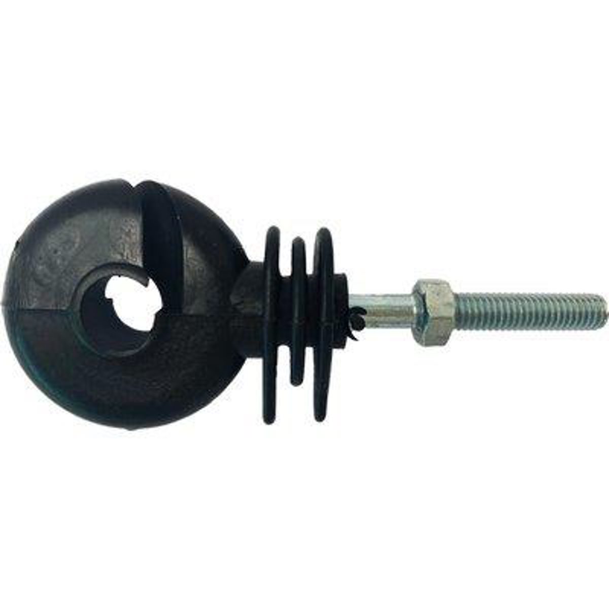 ISOLATORE ELETTRORECINZIONE OCCHIOLO VITE FERRO X FILO + CORDA