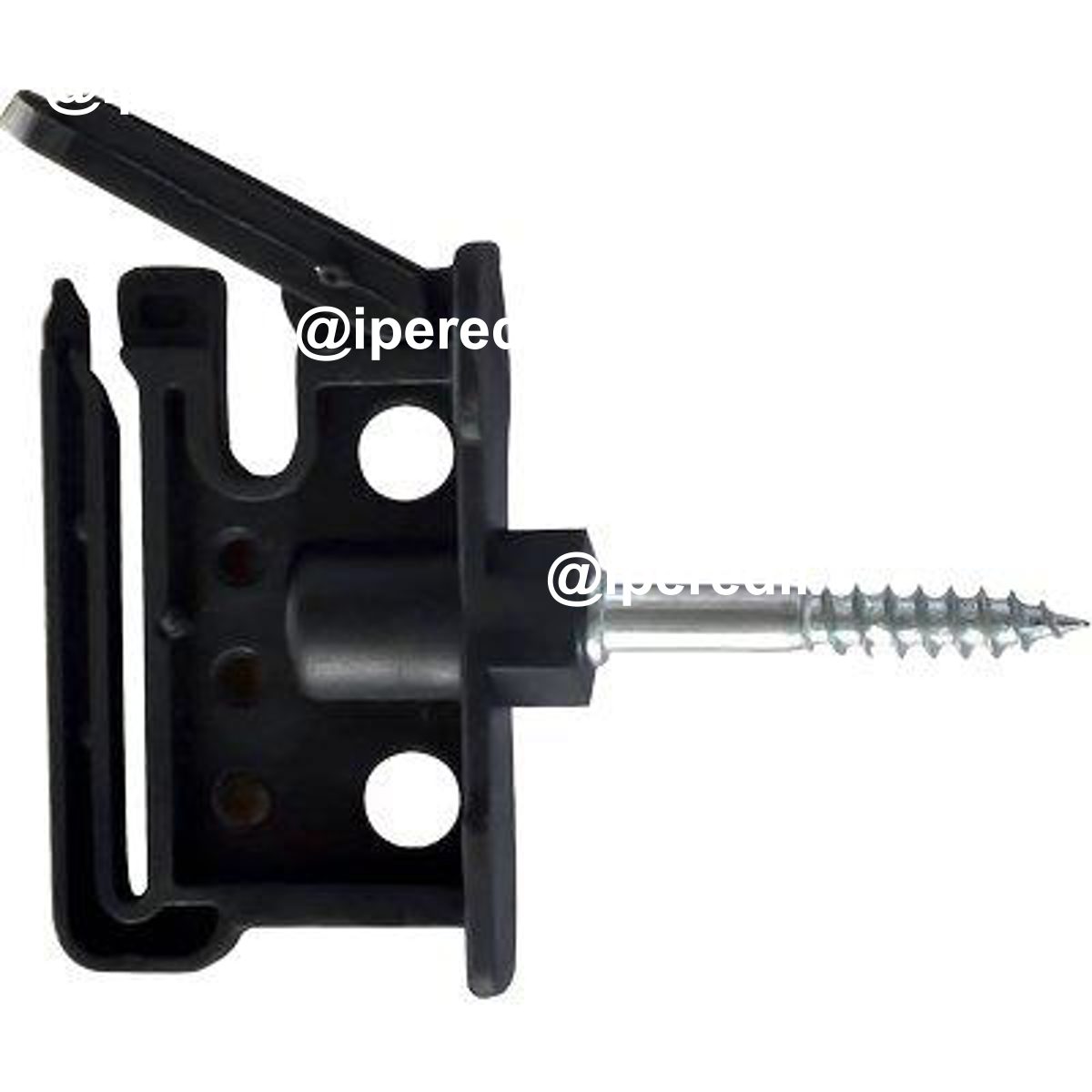 ISOLATORE ELETTRORECINZIONE PIATTO DUO VITE LEGNO X FILO + CORDA + FETTUCCIA MAX MM 40 - 01140028