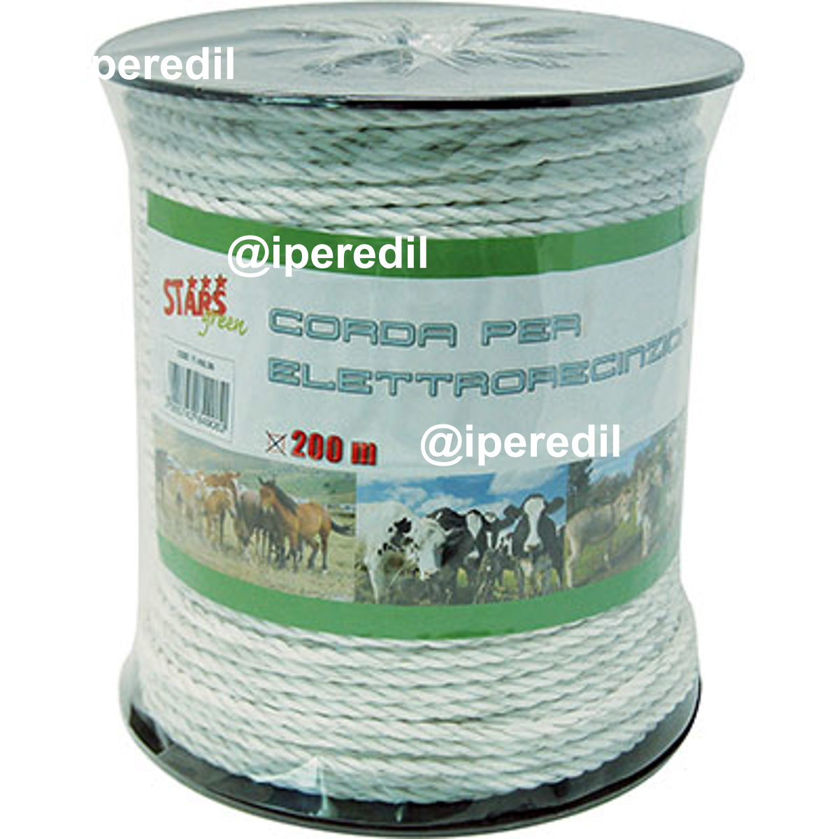CORDA ELETTRORECINZIONE STARS FILI ACCIAIO 6 MM 6 MT 200