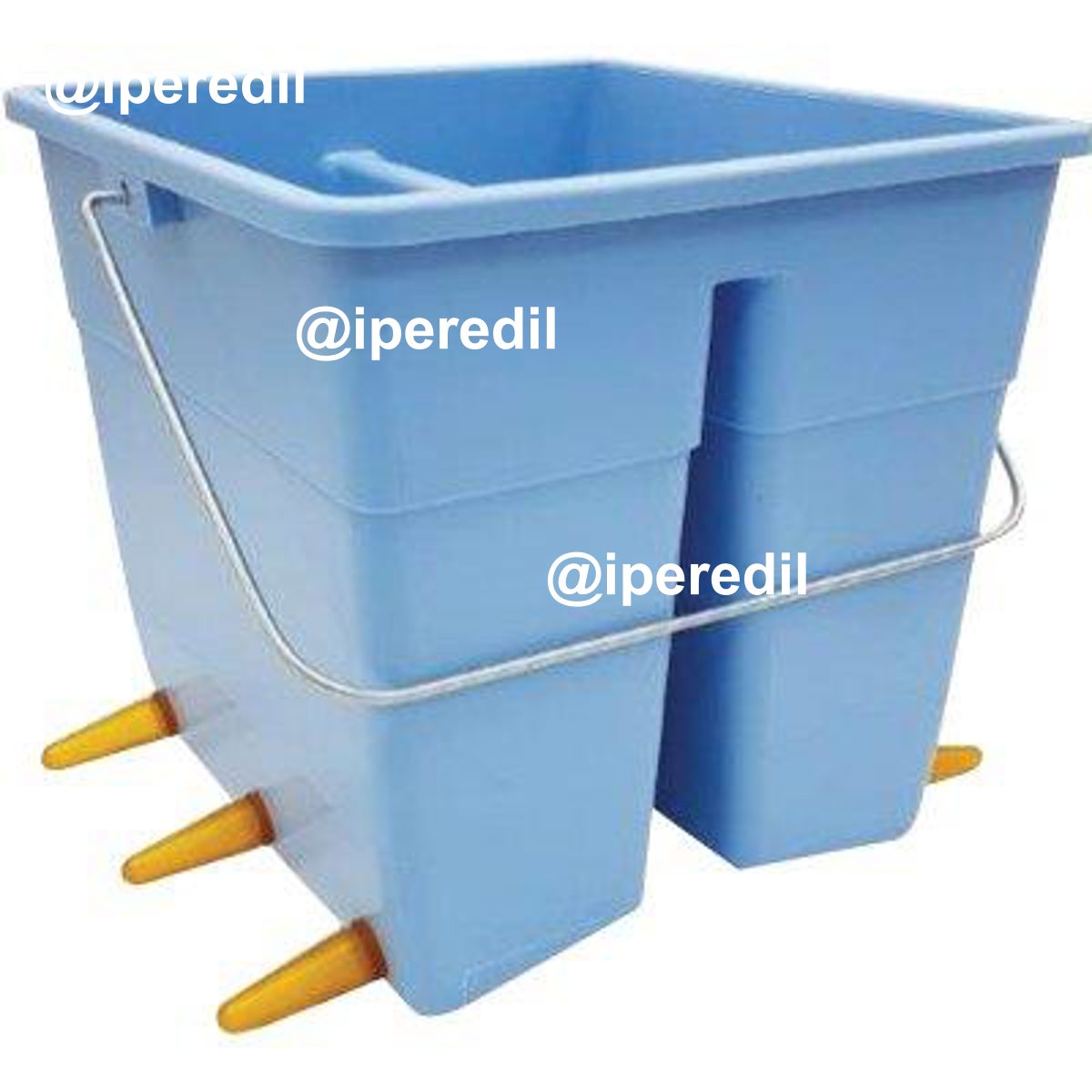 SECCHIO POPPATOIO OVINI + 6 TETTARELLE INFERIORI LT 11 - 01145941