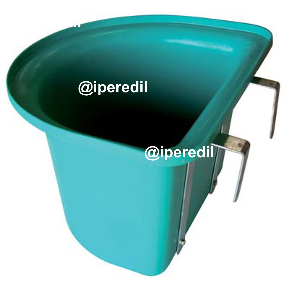 MANGIATOIA CAVALLI STACCIONATA PESANTE PLASTICA/METALLO CM 39X32 H.CM 26 - 01147224