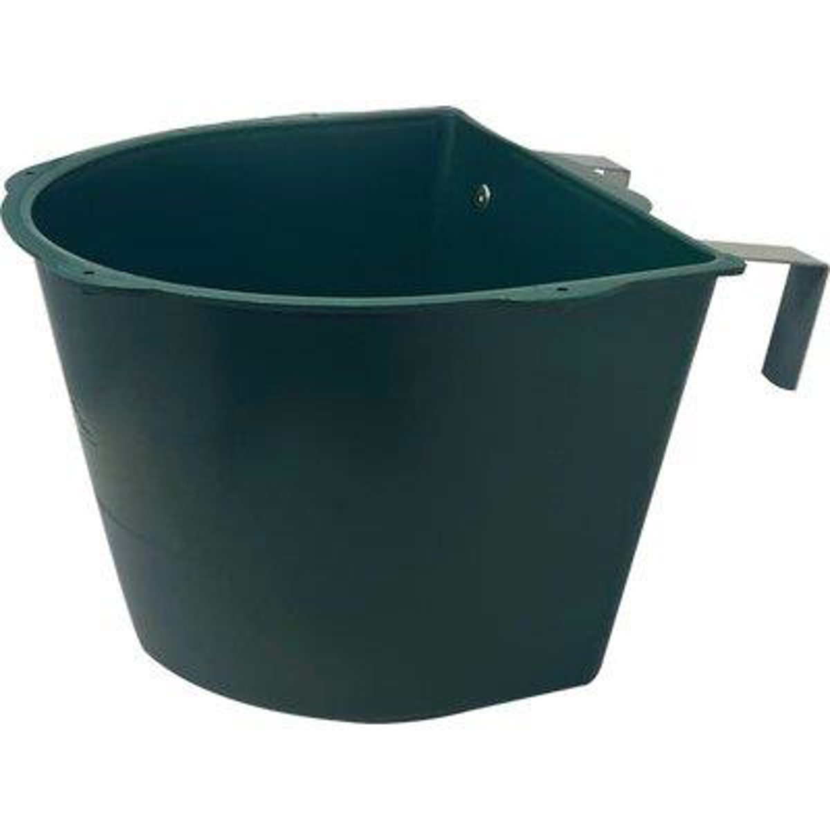 MANGIATOIA CAVALLI STACCIONATA PLASTICA/METALLO CM 35X34 H.CM 24