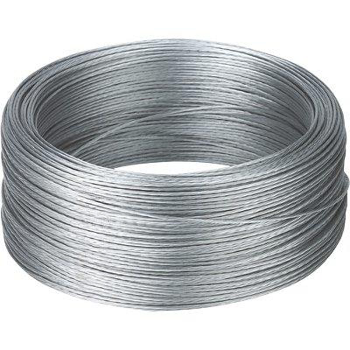 CAVETTO ELETTRORECINZIONE KERBL ACCIAIO ZINCATO MM 1,5 MT 200 - 01150022