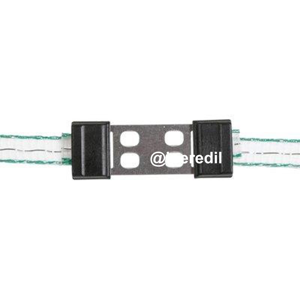 CONNETTORE FETTUCCIA ELETTRORECINZIONE AKO KERBL ACCIAIO INOX MM 40 CF=PZ 5 - 01150068