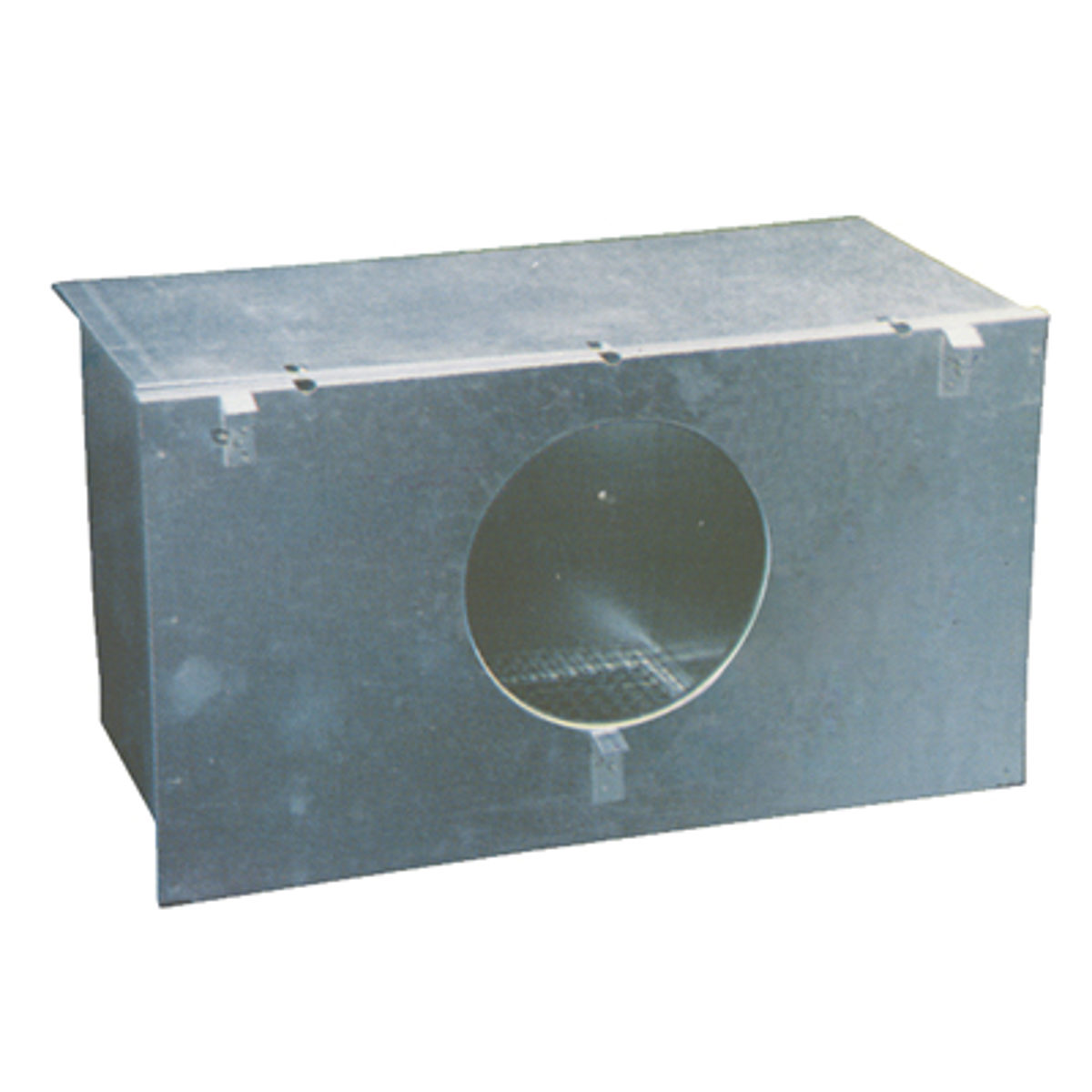 NIDO ESTERNO X GABBIA CONIGLI OMZ ACCIAIO ZINC CM 45X24 H.CM 25 - 01157128