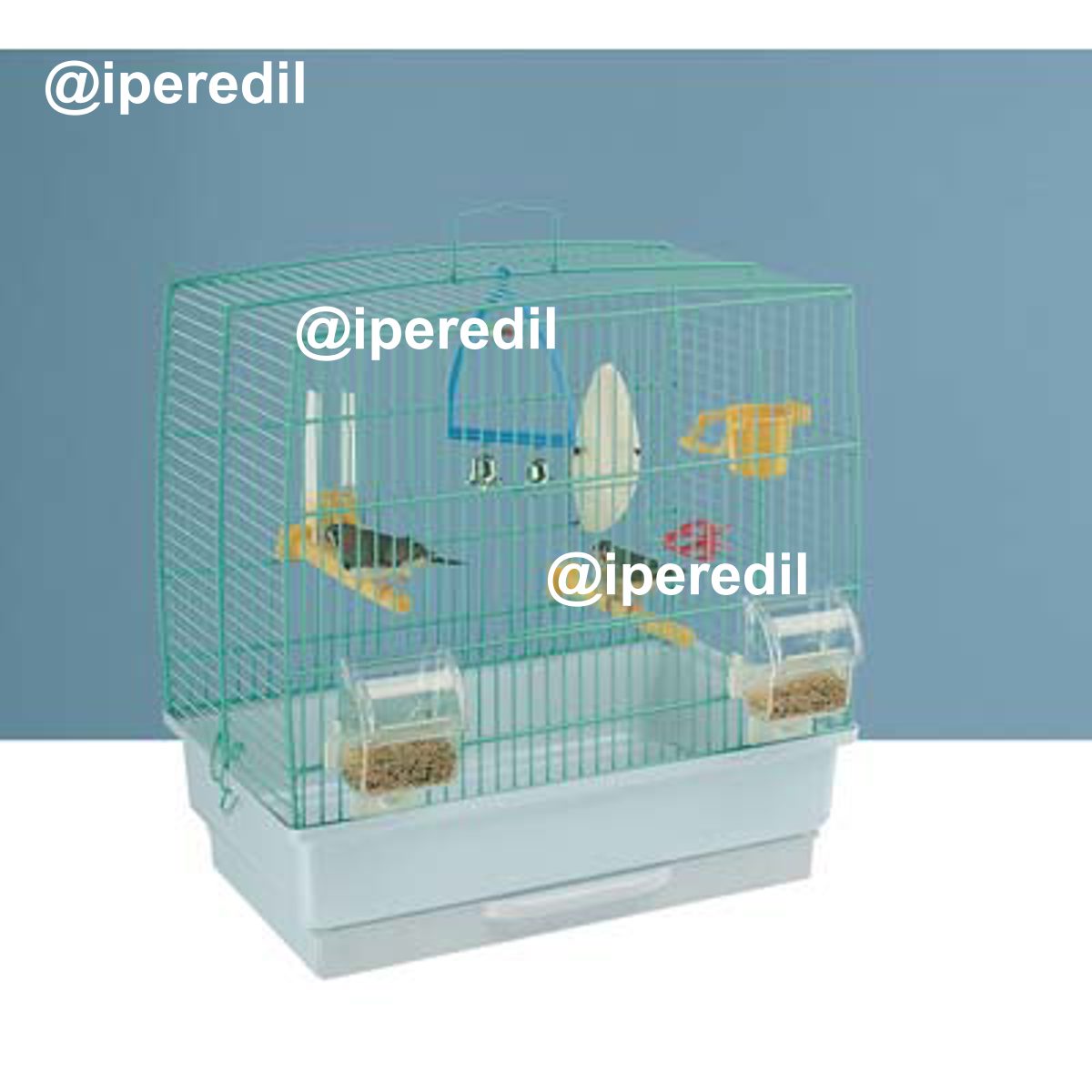 GABBIA UCCELLI REKORD 2 FERPLAST CM 39X25 H.CM 41 - 01163019