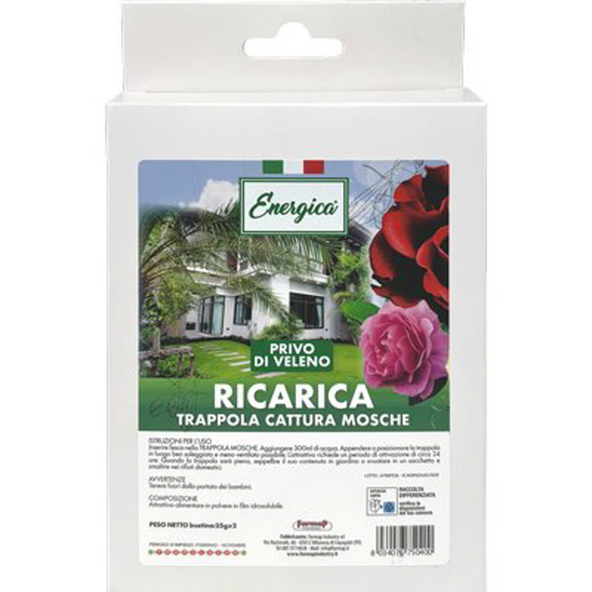 ESCA TRAPPOLA MOSCHE ENERGICA CF=PZ 2XGR 25