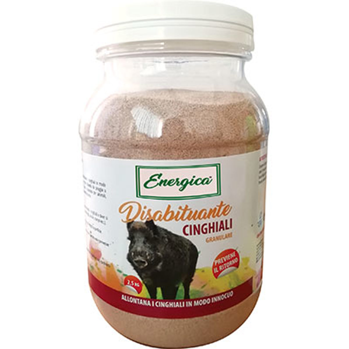 DISABITUANTE CINGHIALE GRANULARE ENERGICA KG 2,5