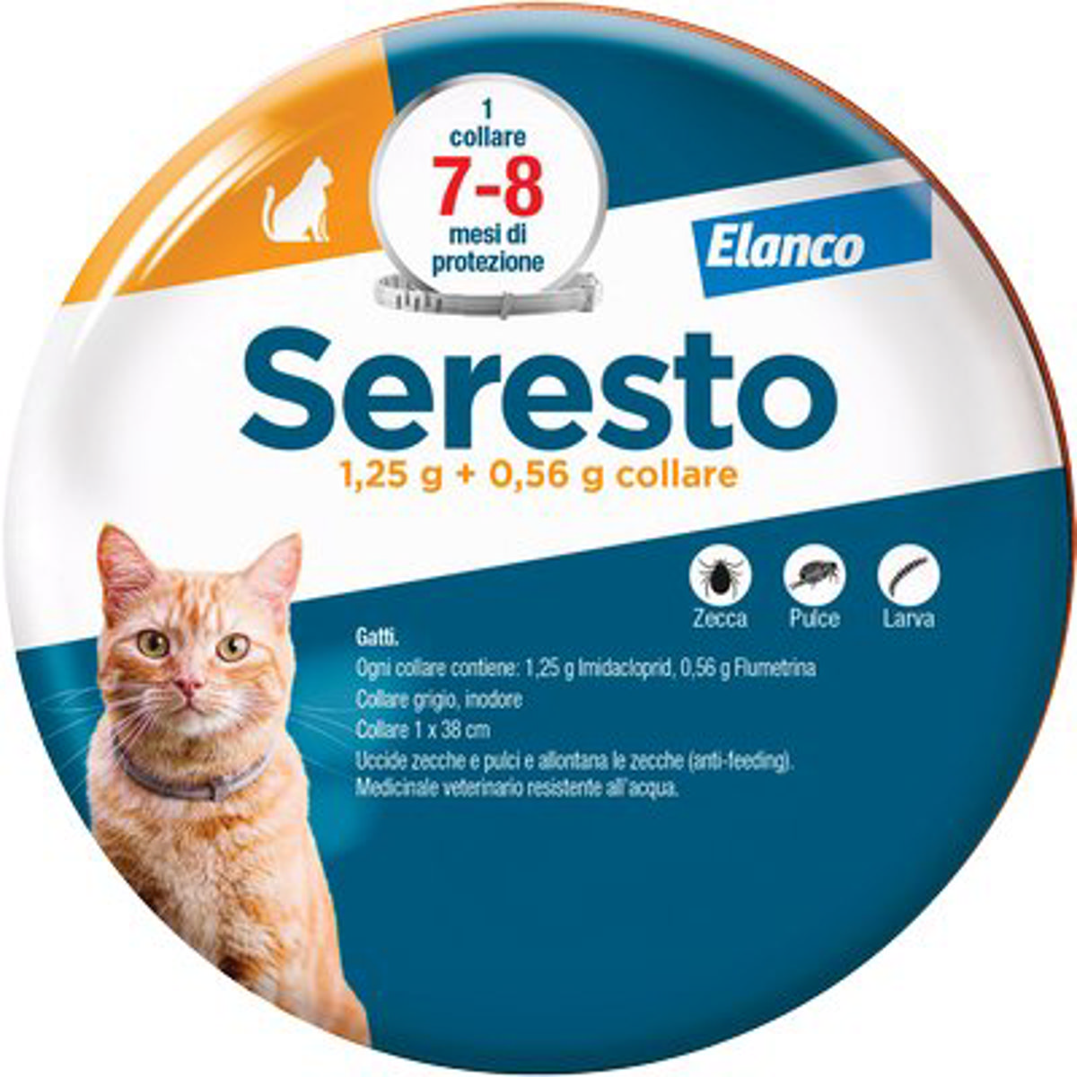 ANTIPARASSITARIO SERESTO GATTI ELANCO CM 38