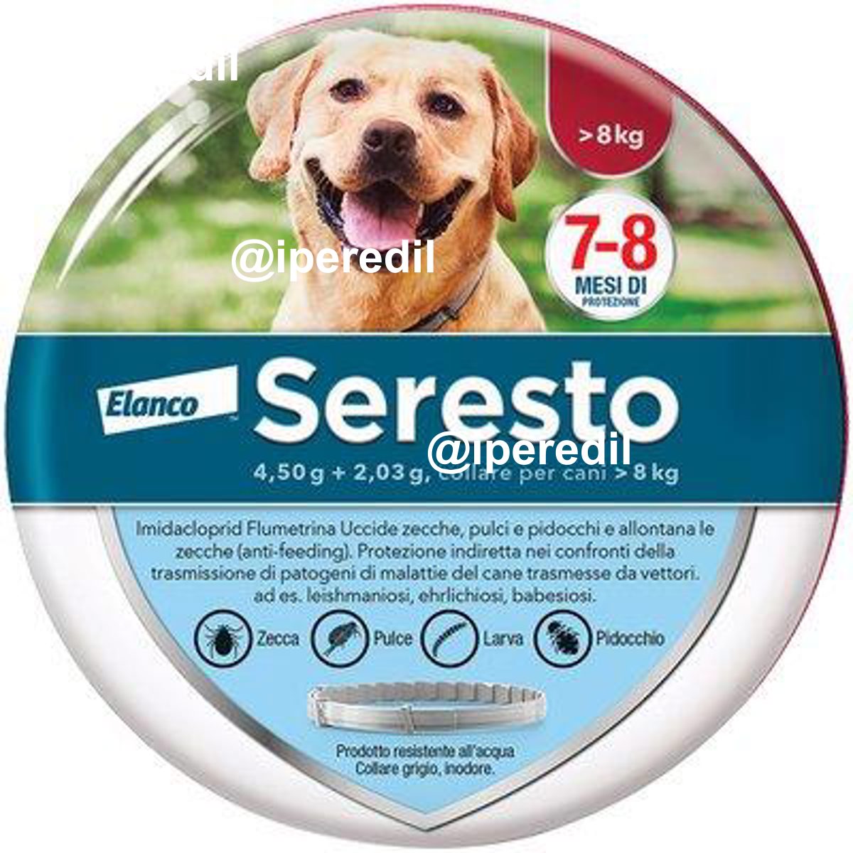 ANTIPARASSITARIO SERESTO CANI ELANCO KG 8+ CM 70 - 01191248