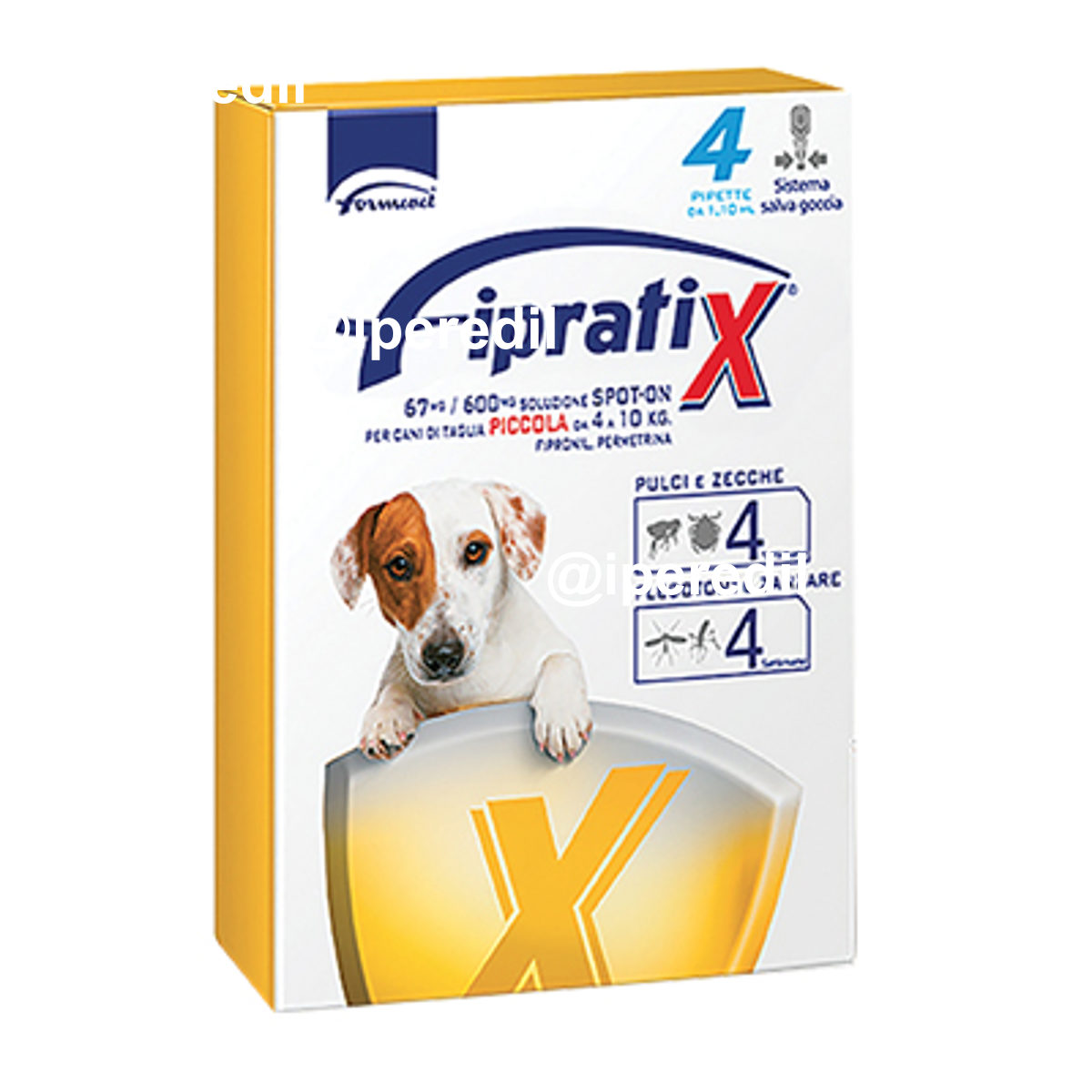 ANTIPARASSITARIO FIPRATIX CANE FORMEVET KG 4/10 CF=PIPETTE 4
