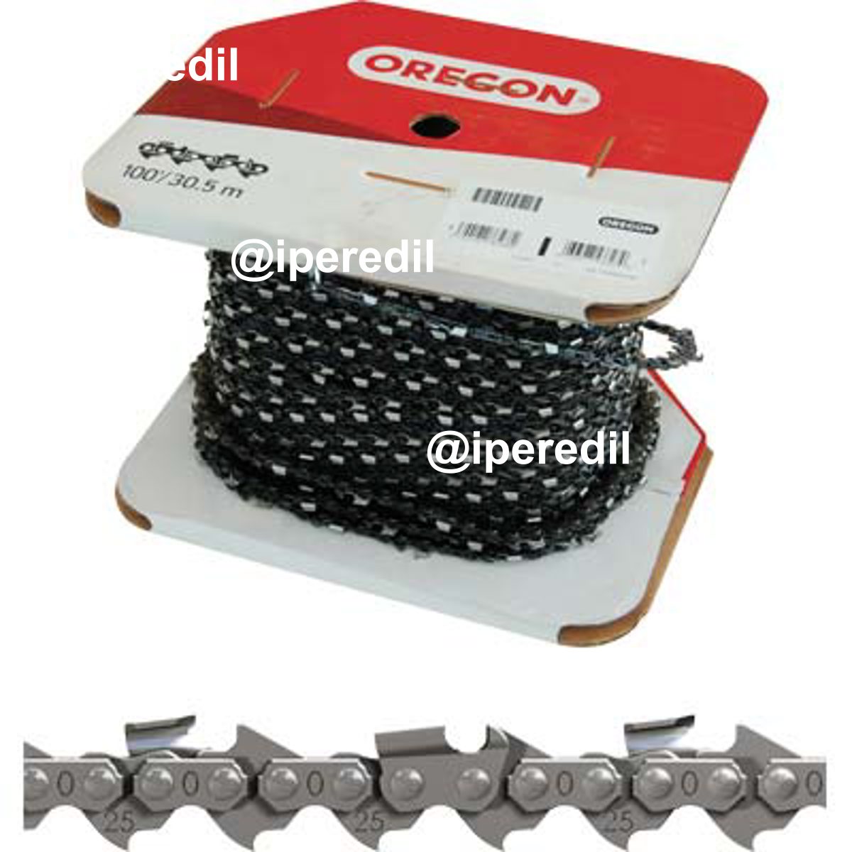 CATENA X MOTOSEGA ROTOLO 1/4 OREGON 2392X1,3 MT 30,5 25AP100R