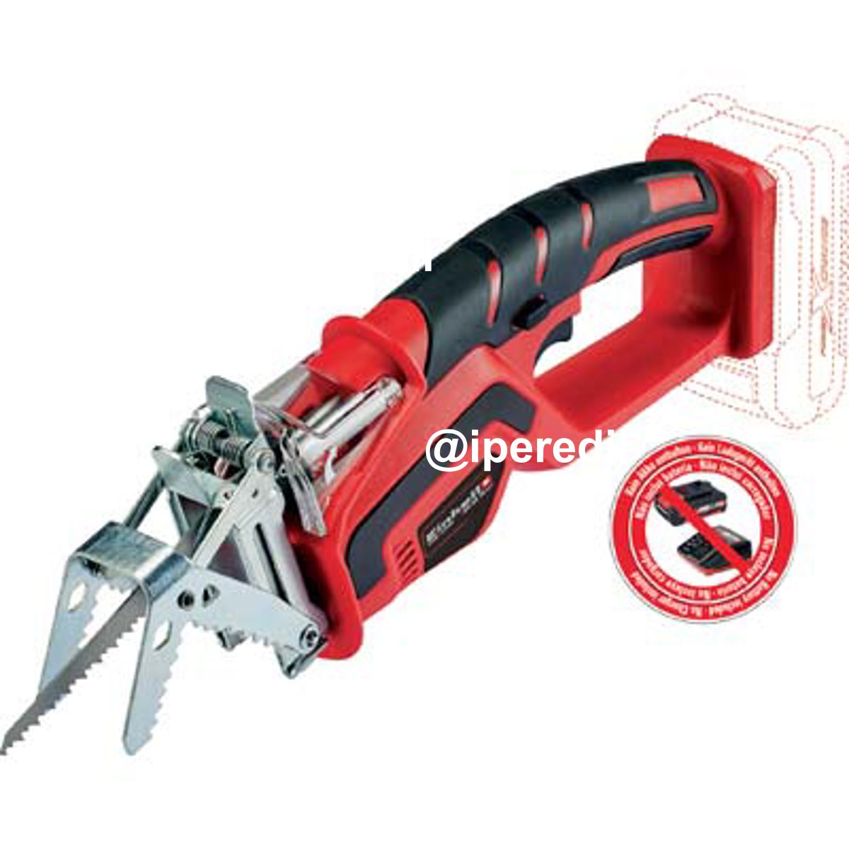 ELETTROSEGA BATTERIA GE-GS 18 LI EINHELL VOLT 18 X-CHANGE MM 70 SOLO CORPO MACCHINA