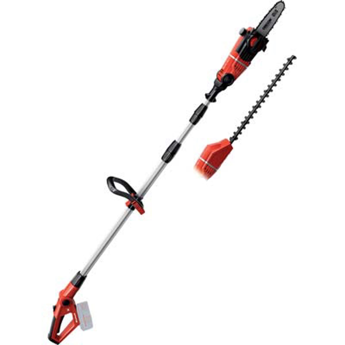 ELETTROSEGA + TAGLIASIEPE BATTERIA TELES EINHELL GE-HC 18 VOLT 18 X-CHANGE SOLO CORPO MACCHINA