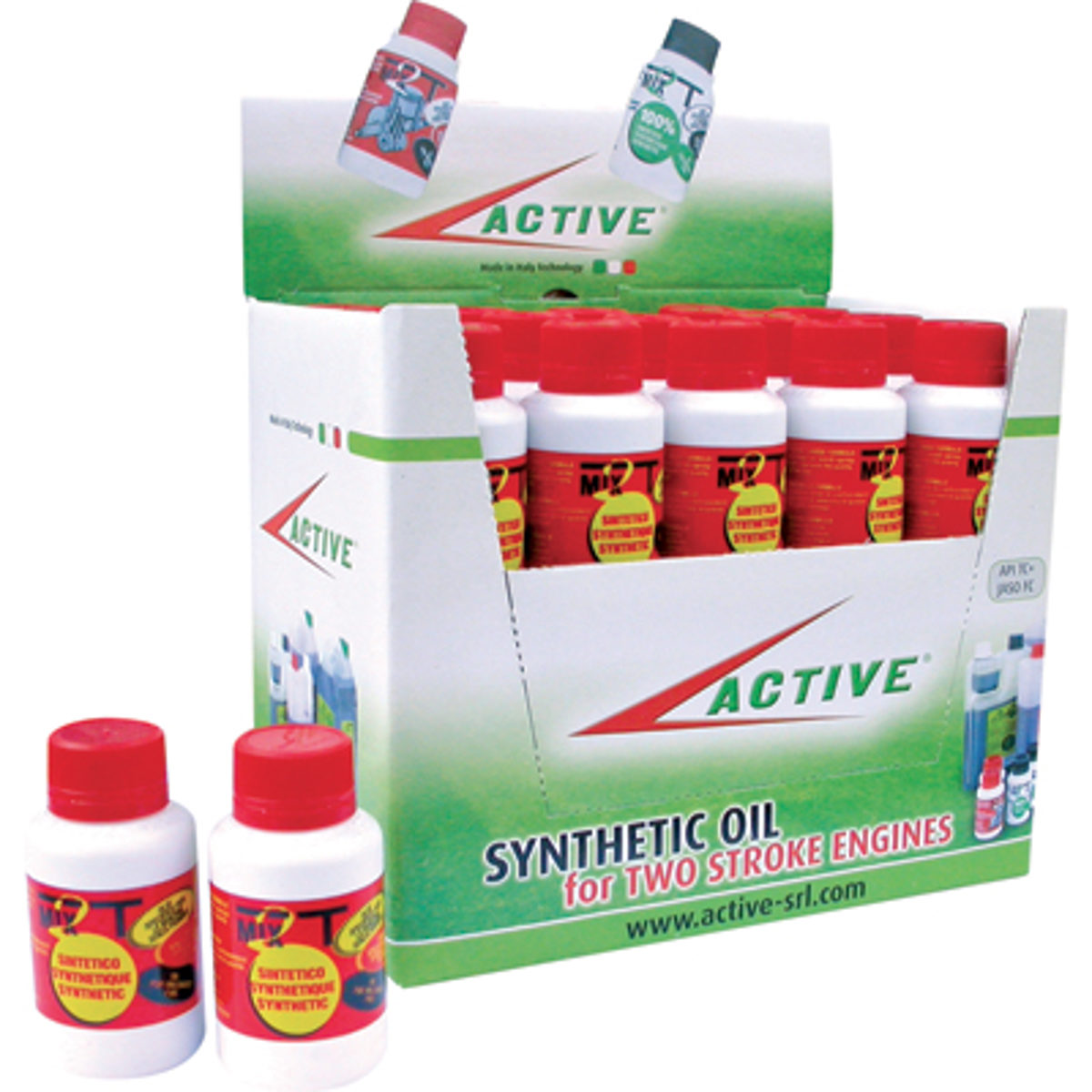 OLIO 2T SINTETICO ACTIVE ML 100 ADDITIVATO