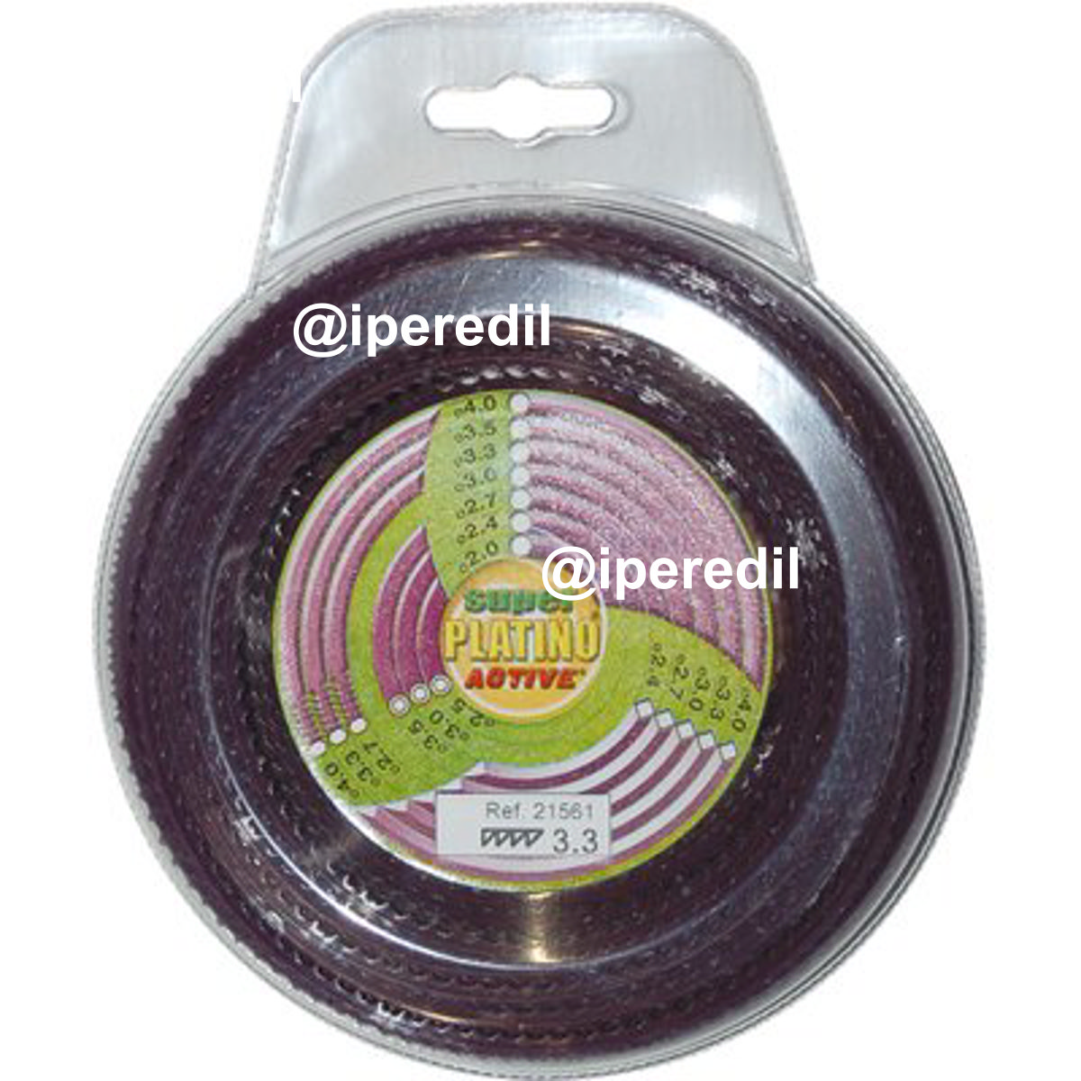 FILO X DECESPUGLIATORE PLATINO SEGHETTATO ACTIVE MM 3,3 MT 49