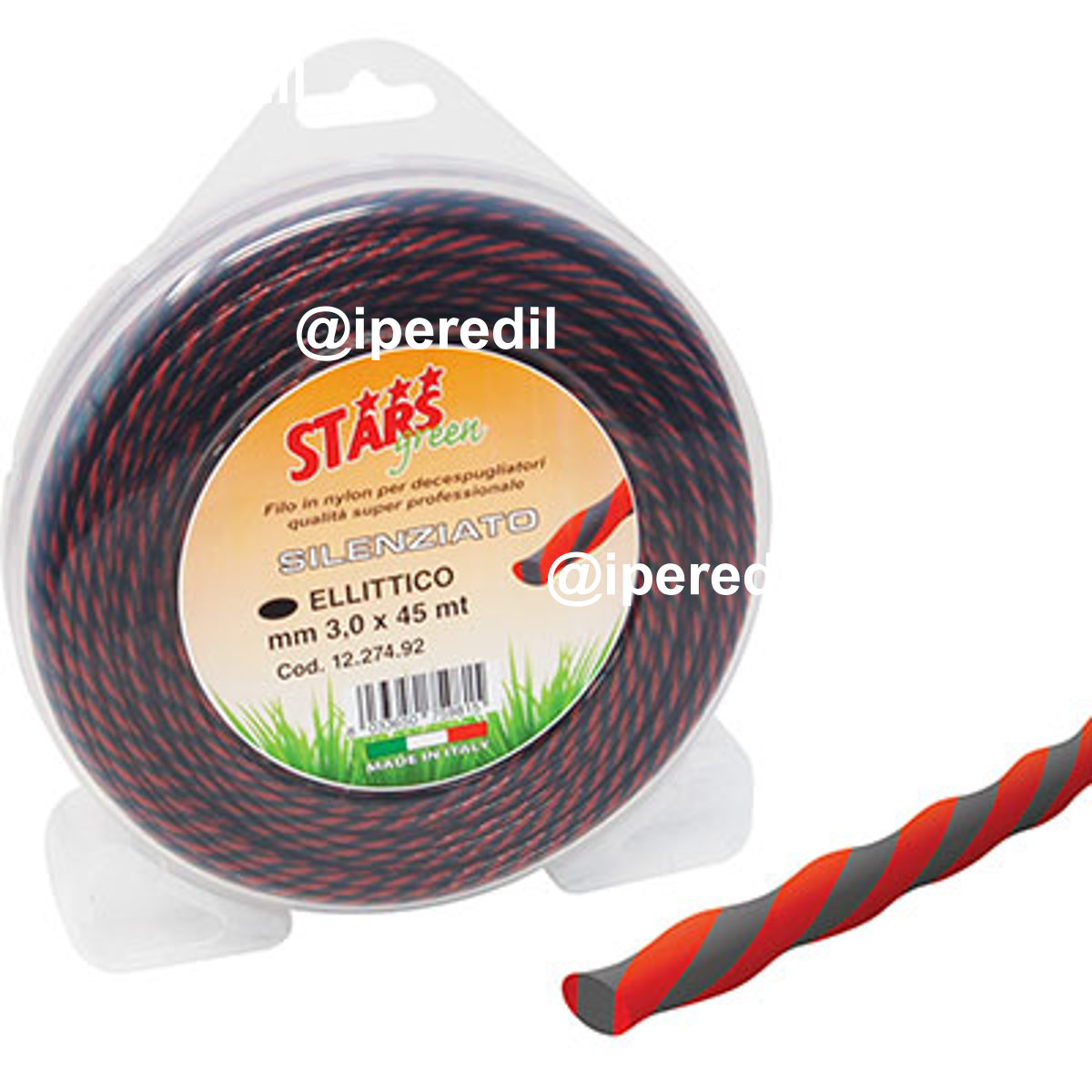 FILO X DECESPUGLIATORE SILENZIATO STARS MM 3,0 MT 45