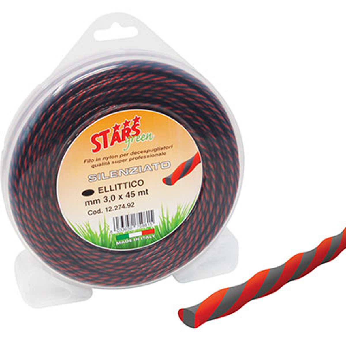 FILO X DECESPUGLIATORE SILENZIATO STARS MM 3,0 MT 45