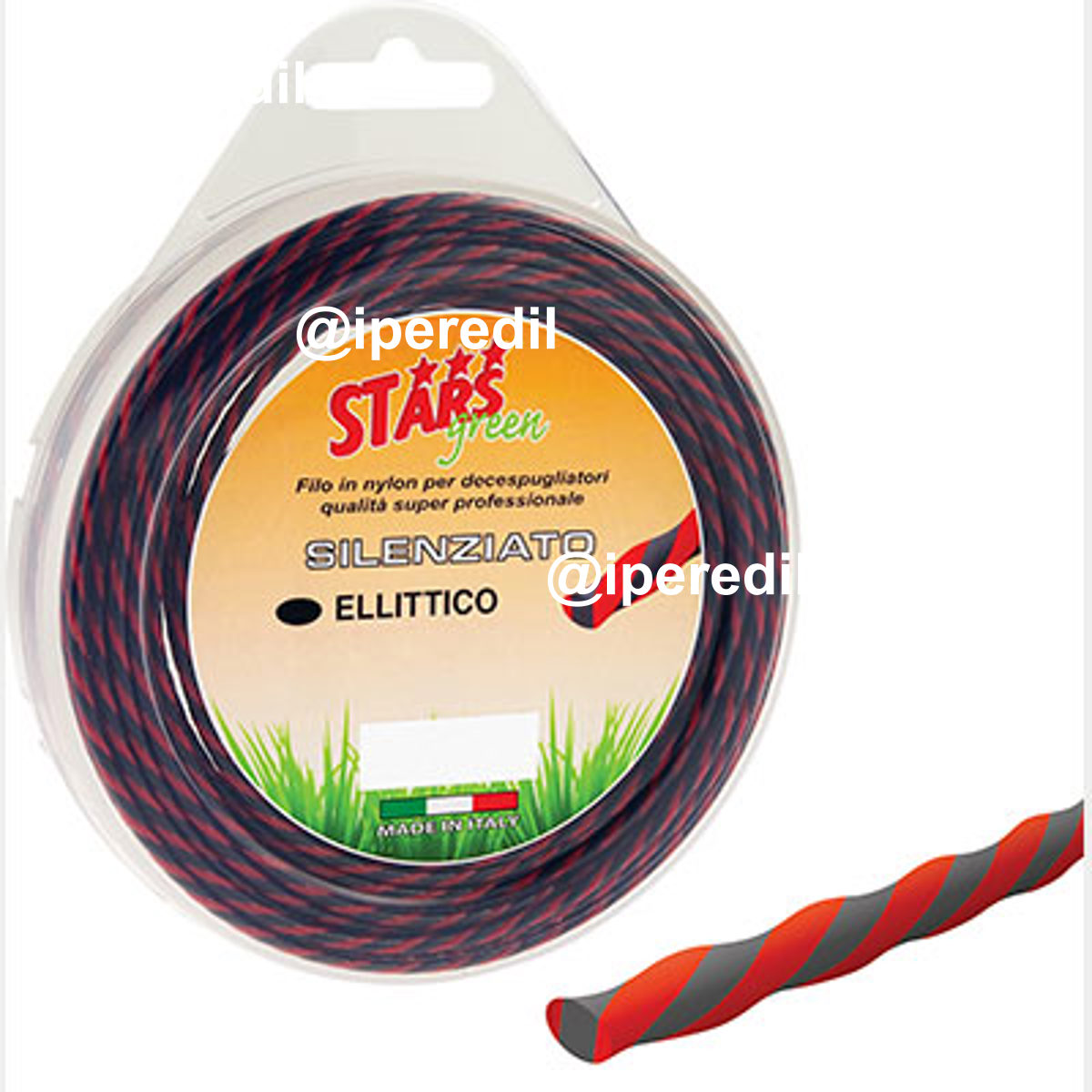 FILO X DECESPUGLIATORE SILENZIATO STARS MM 4,0 MT 9