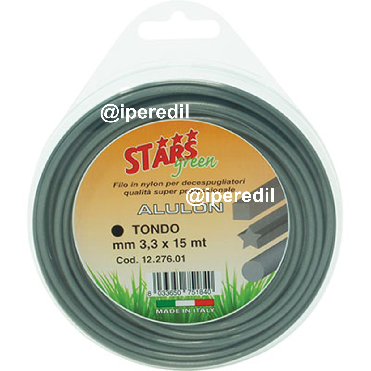 FILO X DECESPUGLIATORE TONDO ALULON STARS MM 3,3 MT 15