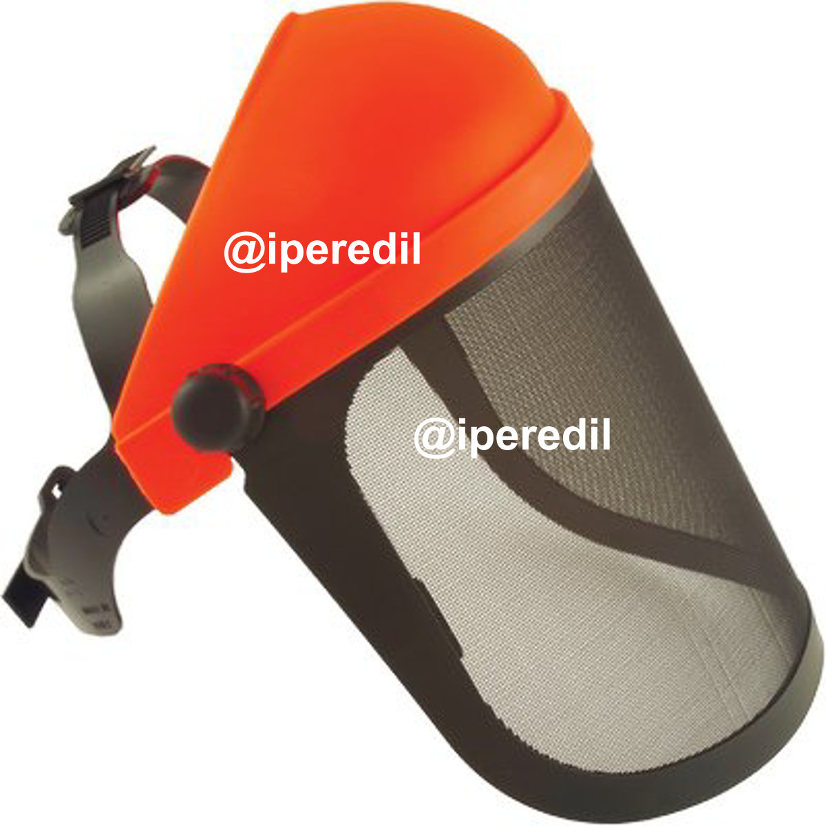VISIERA RETE METALLO FAST PRO H.CM 30 + REGGICAPO + COPRIFRONTE