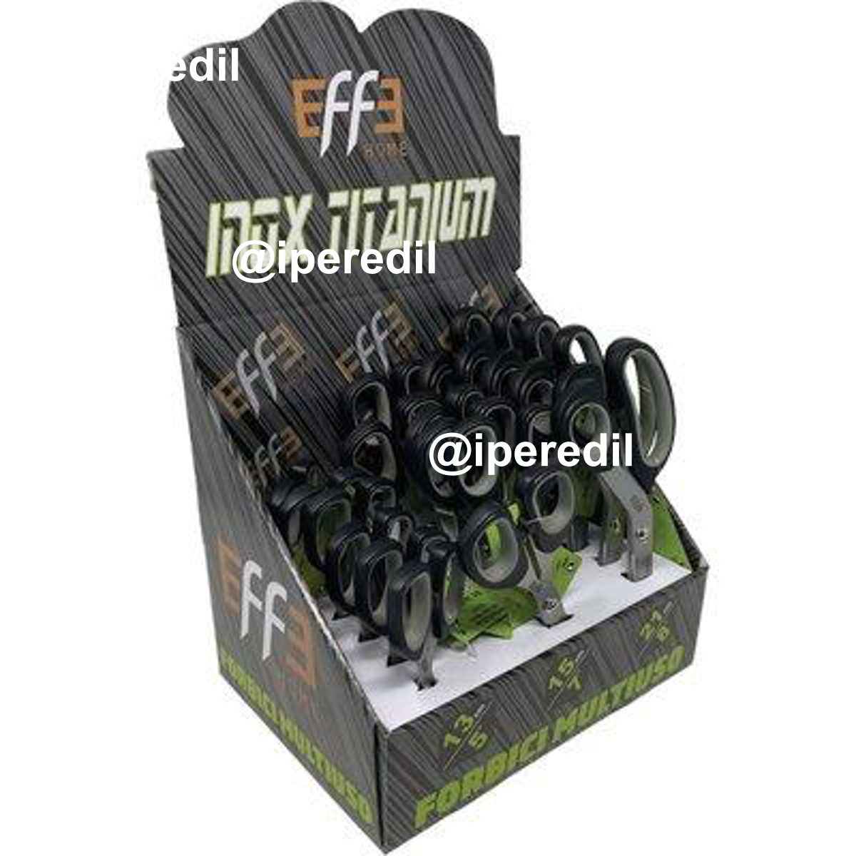 FORBICE MULTIUSO EXPO EFFE ACCIAIO AL TITANIO CF=PZ 18 - 01239404