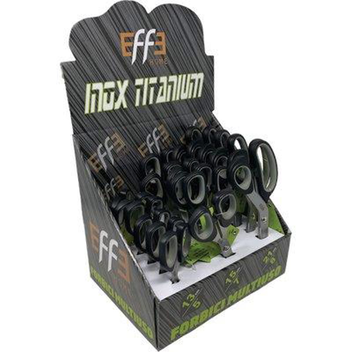 FORBICE MULTIUSO EXPO EFFE ACCIAIO AL TITANIO CF=PZ 18