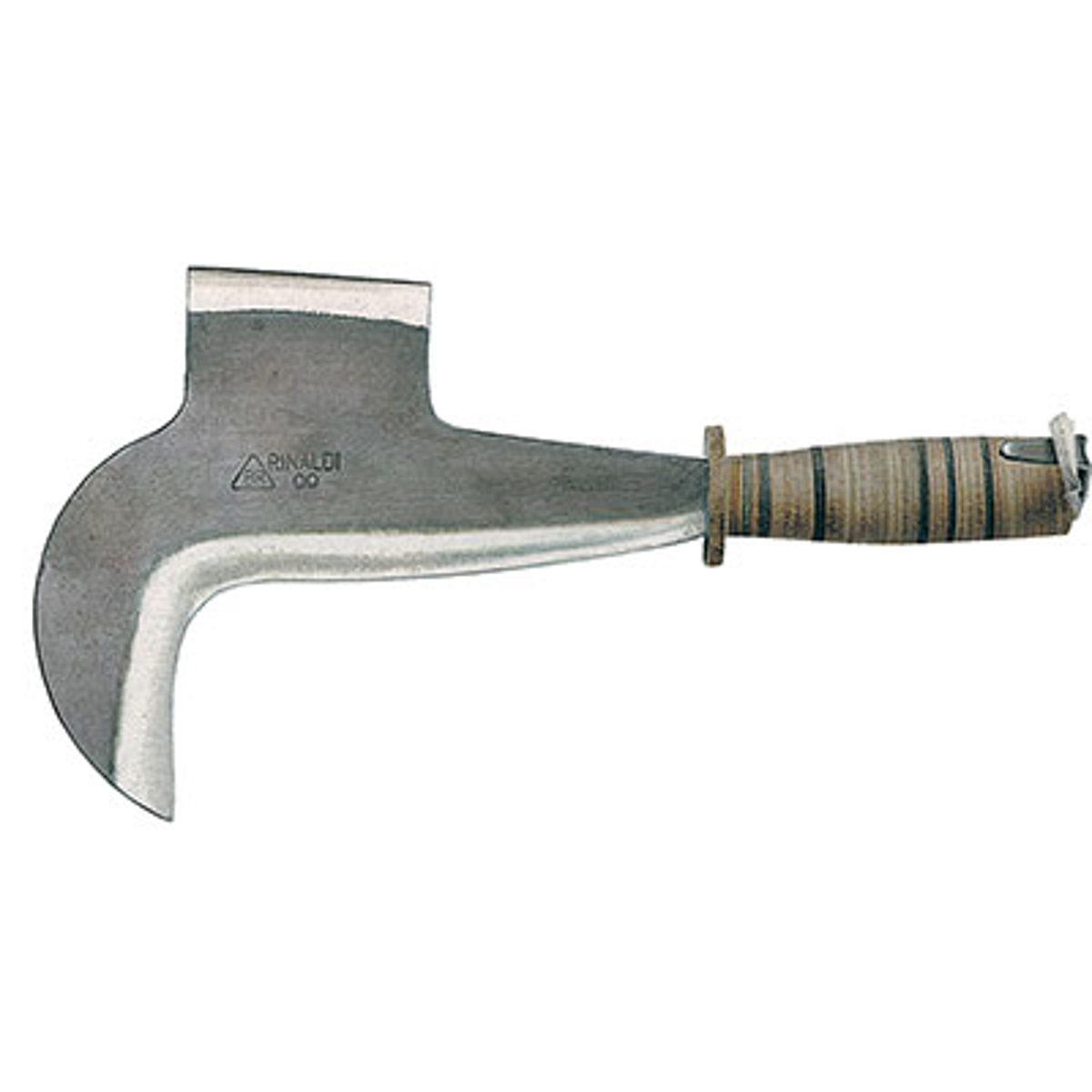 RONCOLA PENNATA TOSCANA 118 RINALDI ACCIAIO FORGIATO/CUOIO CM 23 N00